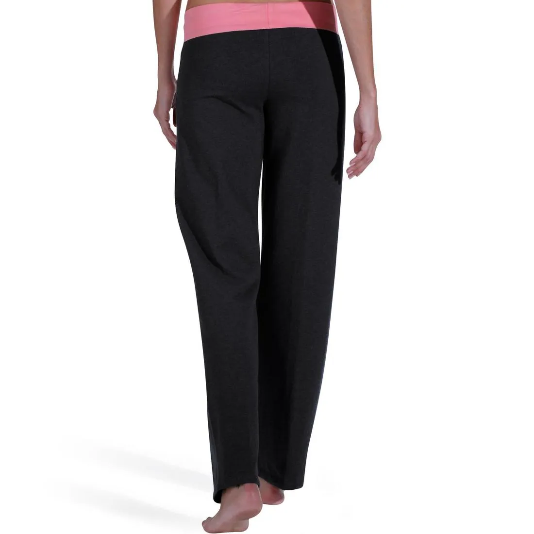 Women's Organic Cotton Yoga Bottoms - Dark Grey