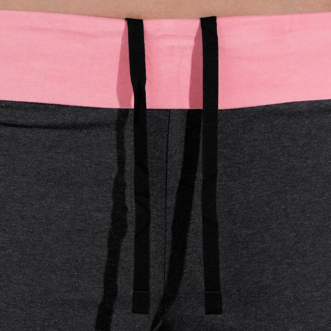 Women's Organic Cotton Yoga Bottoms - Dark Grey