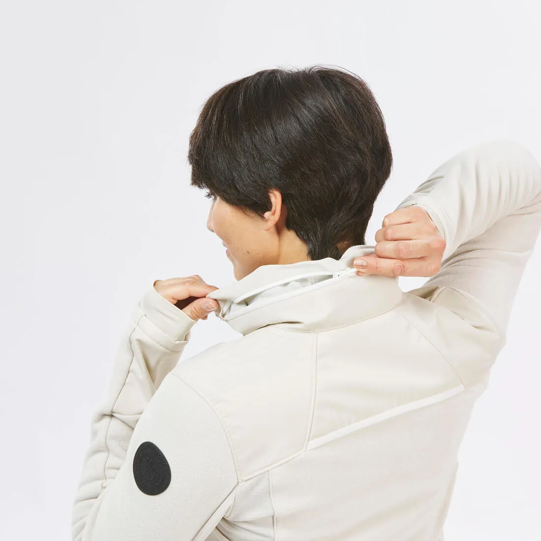 Women's Warm Fleece Hiking Jacket - SH500 X-WARM
