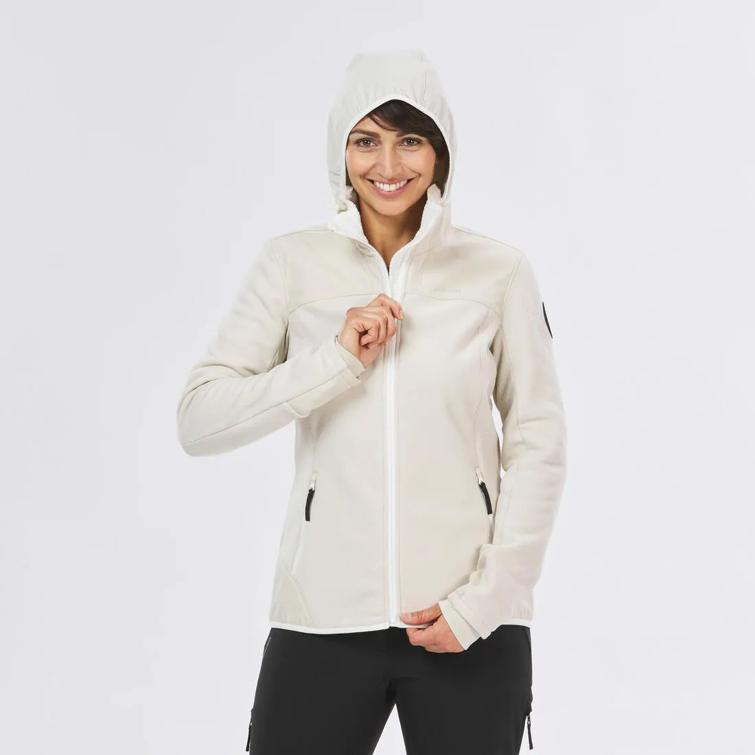 Women's Warm Fleece Hiking Jacket - SH500 X-WARM