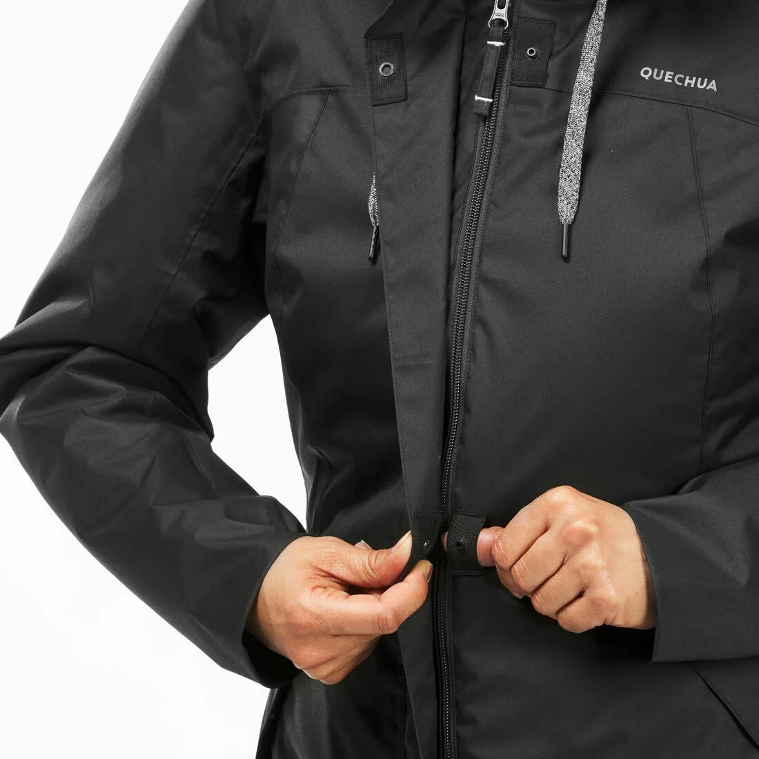 Women’s waterproof hiking jacket -10°C, NH500