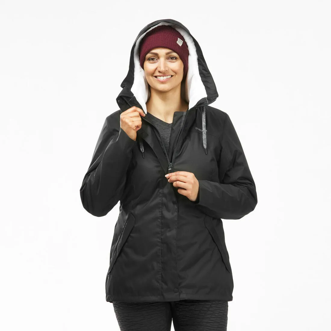 Women’s waterproof hiking jacket -10°C, NH500