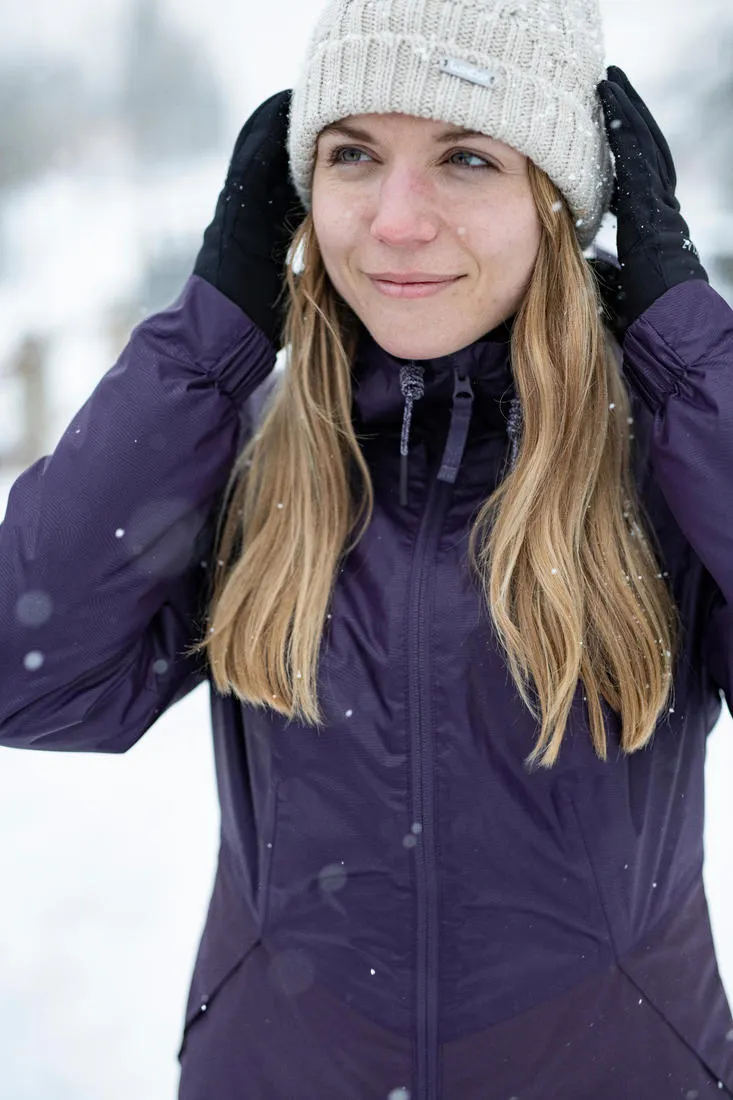 Women’s Waterproof Winter Hiking Jacket - SH100 WARM -5°C