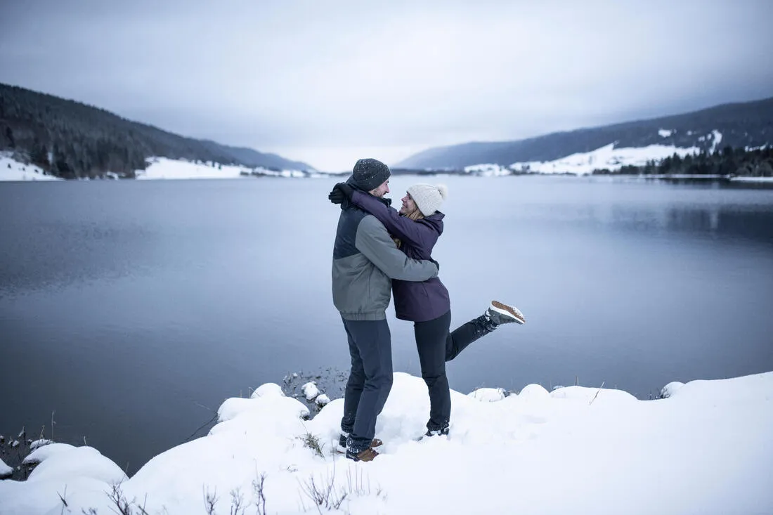 Women’s Waterproof Winter Hiking Jacket - SH100 WARM -5°C
