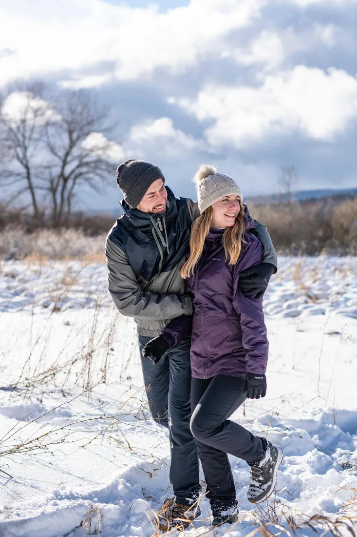 Women’s Waterproof Winter Hiking Jacket - SH100 WARM -5°C