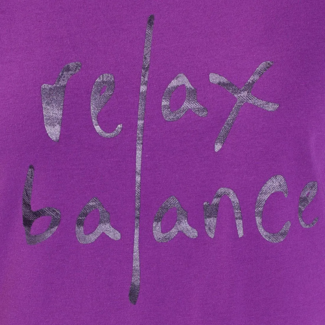 Women's Yoga Organic Cotton T-Shirt - Purple