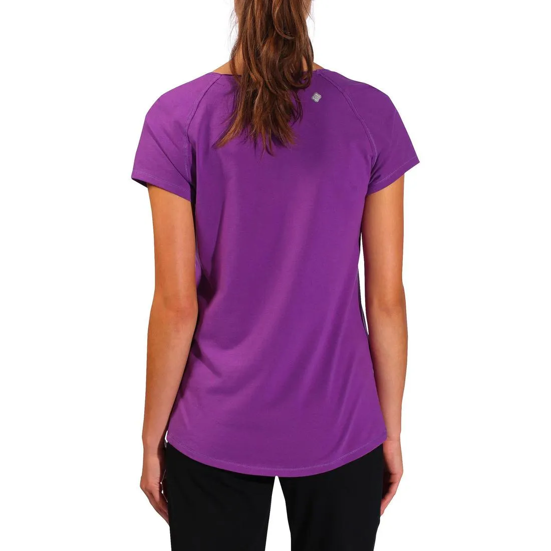 Women's Yoga Organic Cotton T-Shirt - Purple
