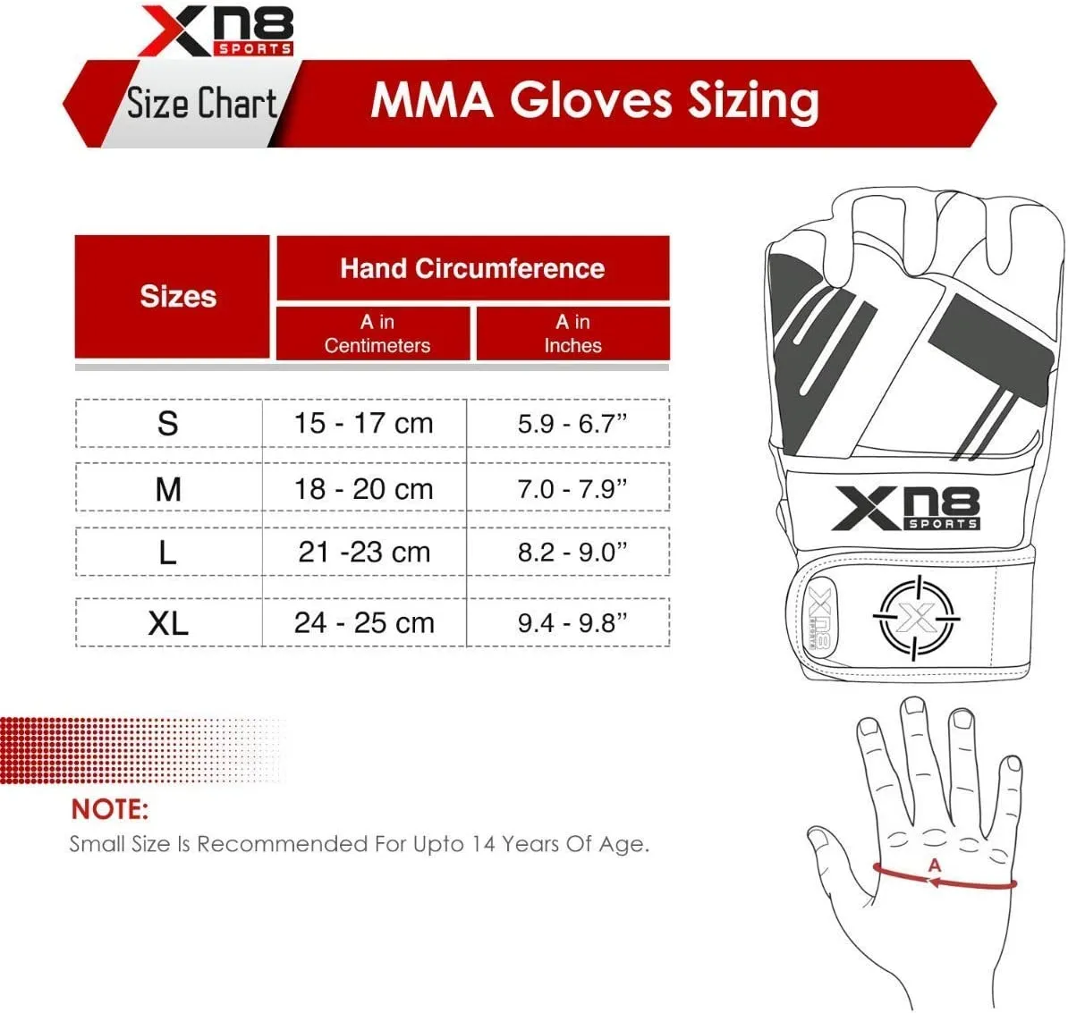 Xn8 MMA Gloves M300