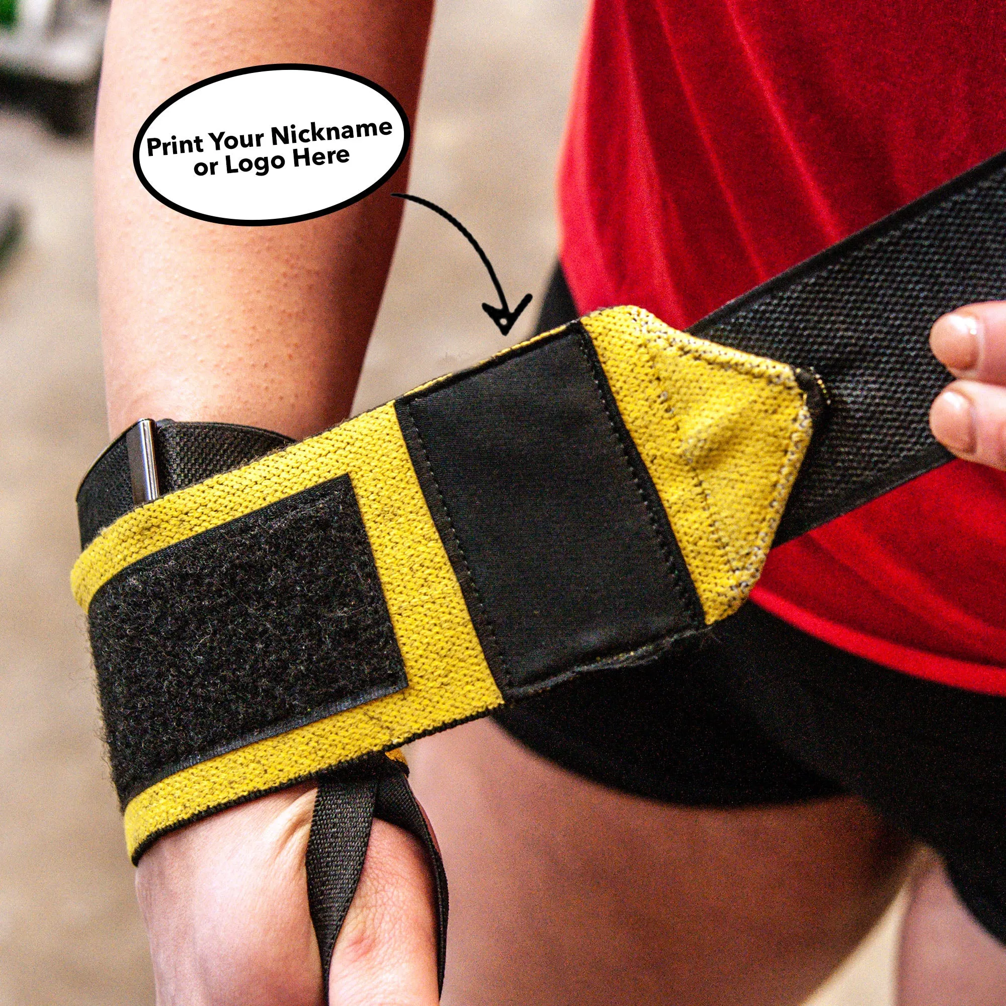 Yellow Wrist Wraps