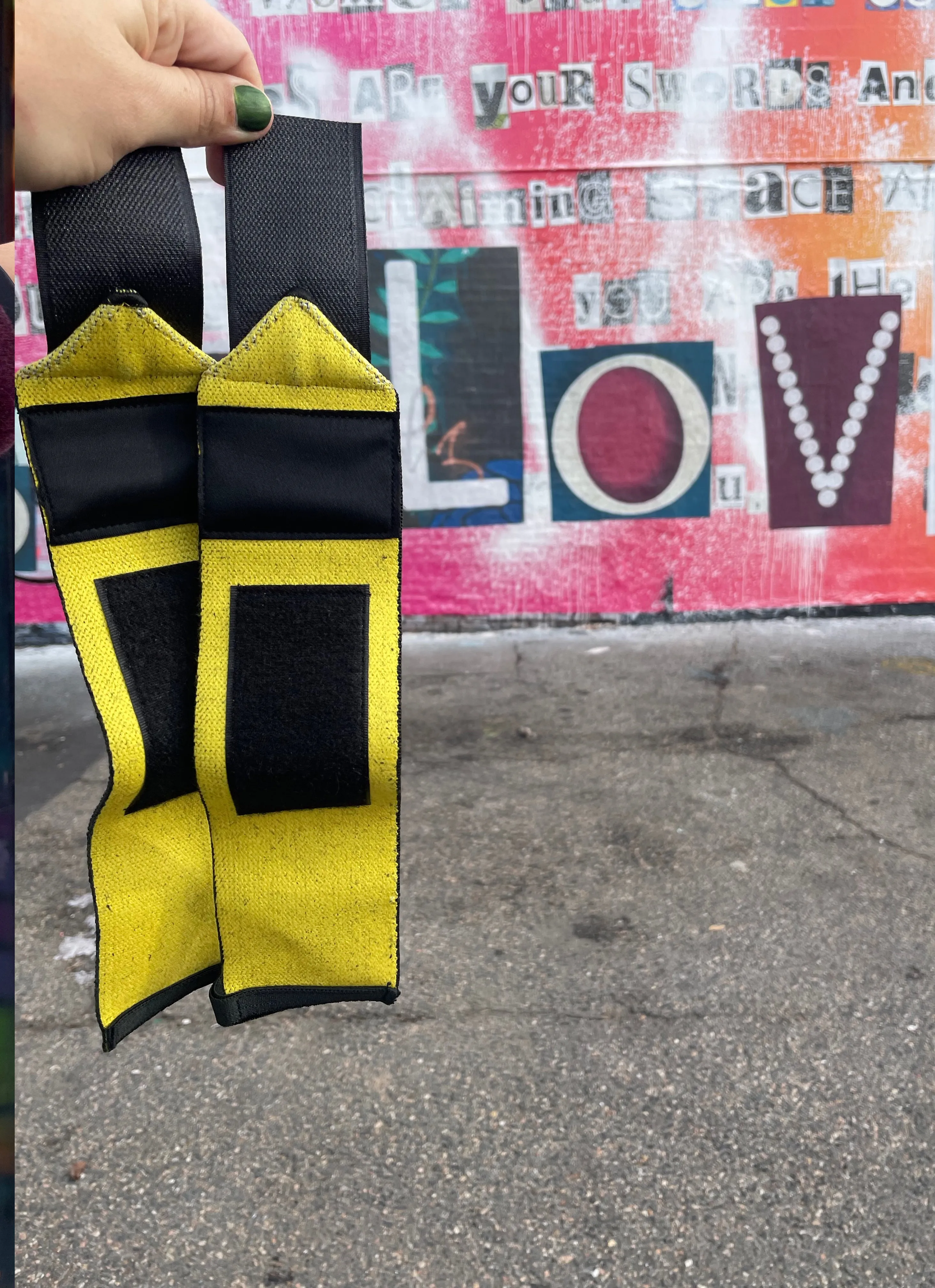 Yellow Wrist Wraps