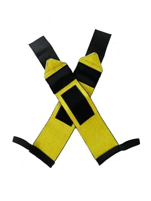 Yellow Wrist Wraps