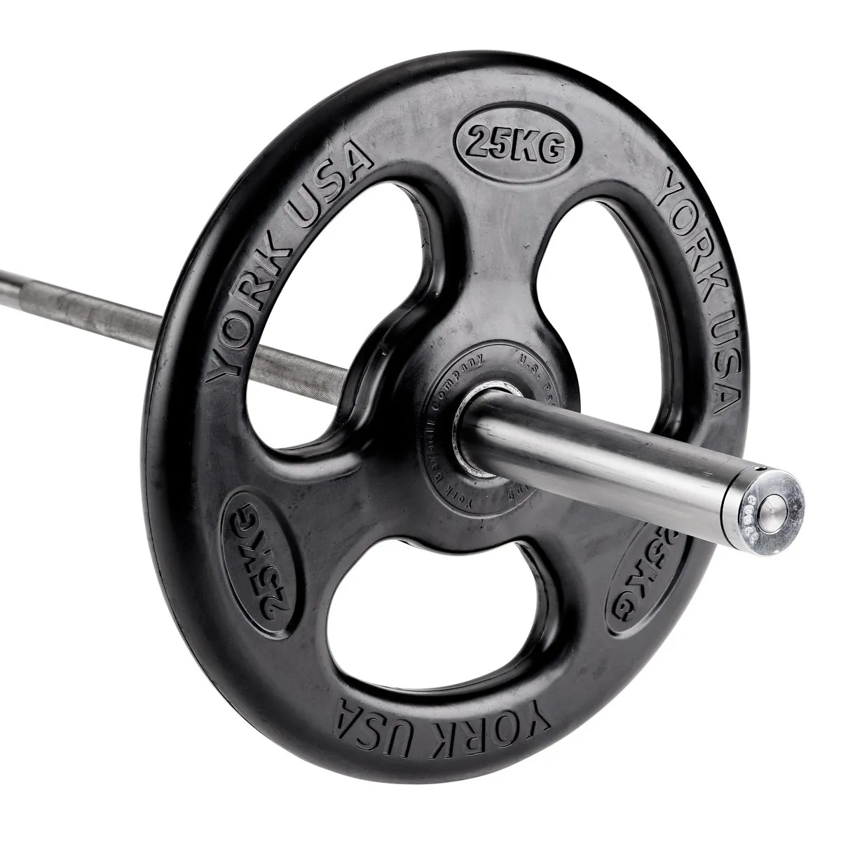 York Barbell ISO-Grip Rubber Olympic Weight Plates