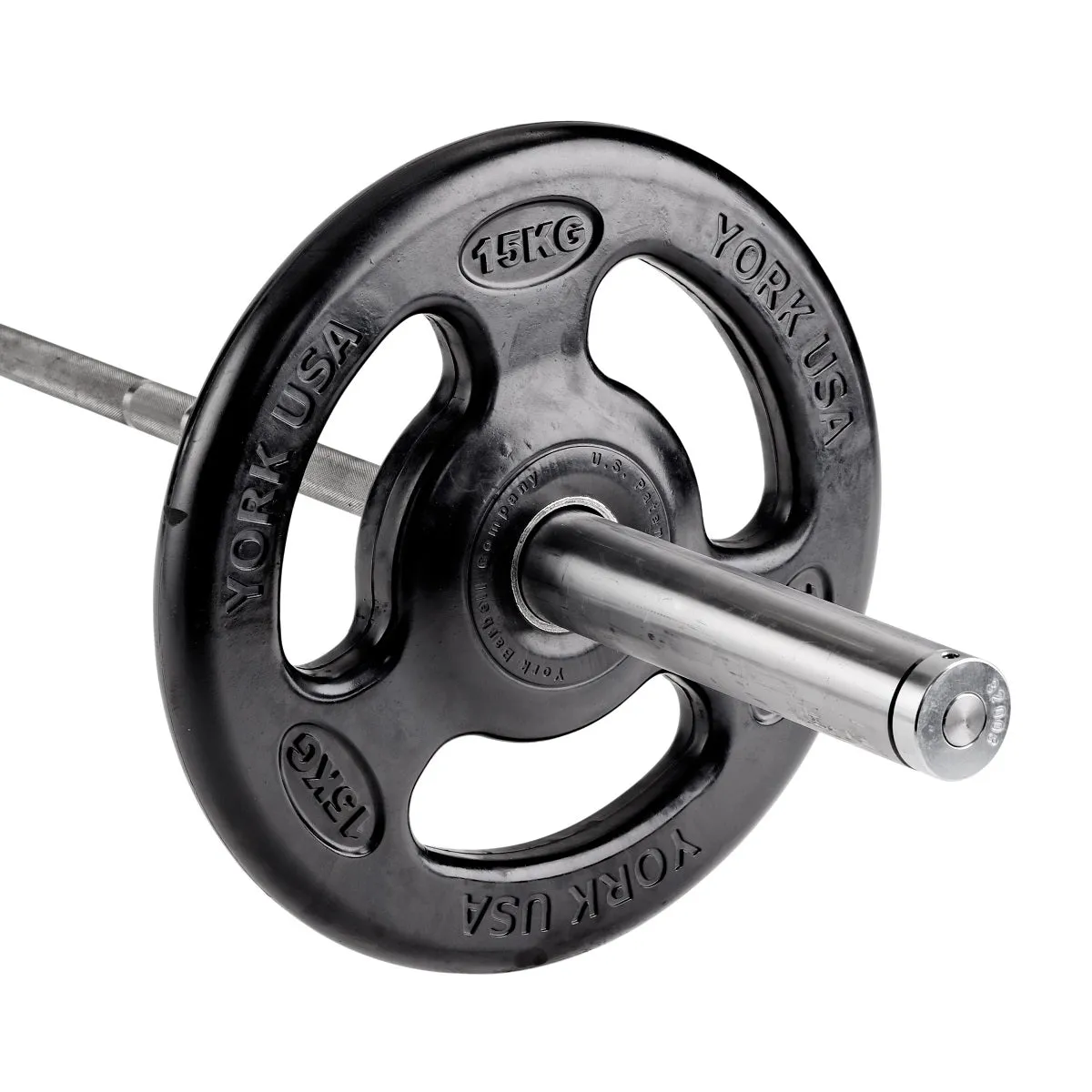 York Barbell ISO-Grip Rubber Olympic Weight Plates