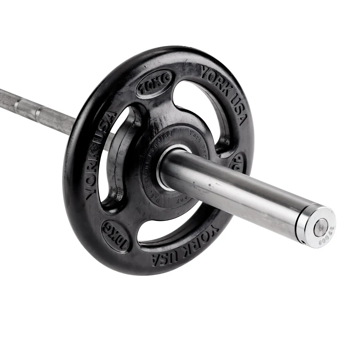 York Barbell ISO-Grip Rubber Olympic Weight Plates